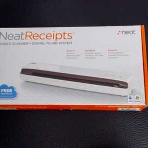 Brand New in box Neat Receipts Mobile Scanner & Digital filing System.